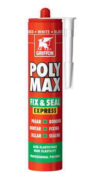Visualizza i dettagli per POLY MAX® FIX & SEAL EXPRESS (bianco) Griffon Immagine di POLY MAX® FIX & SEAL EXPRESS (bianco) Griffon