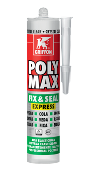 Visualizza i dettagli per POLY MAX® FIX & SEAL EXPRESS (cristal) Griffon Immagine di POLY MAX® FIX & SEAL EXPRESS (cristal) Griffon