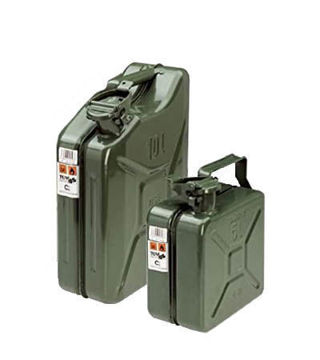 Visualizza i dettagli per Tanica in metallo per benzina capienza 10 litri Immagine di Tanica in metallo per benzina capienza 10 litri